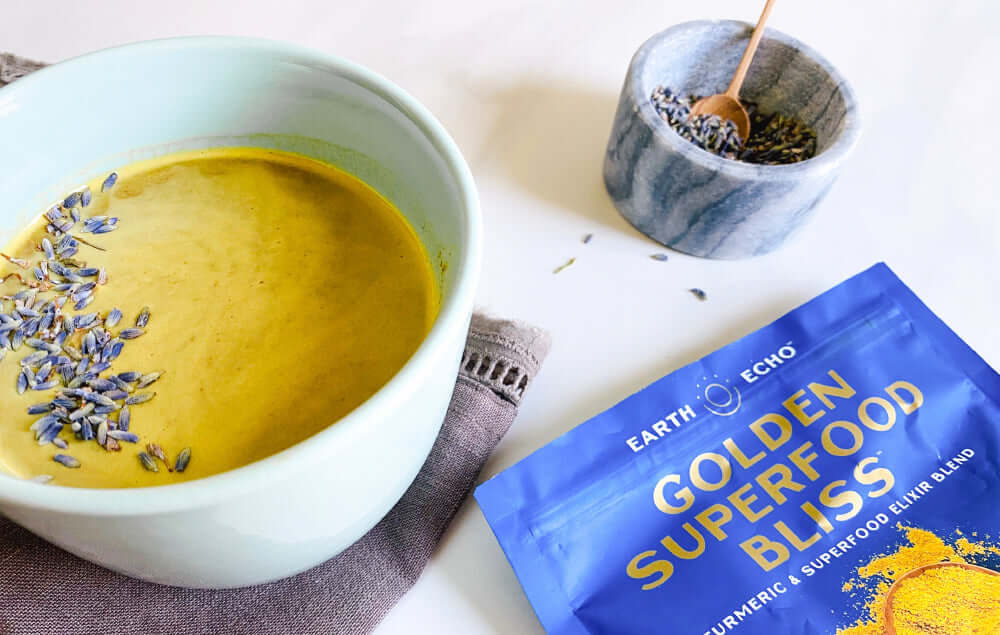 Infuse Your Relaxation with this Exclusive Lavender Cacao Golden Drink Recipe*
