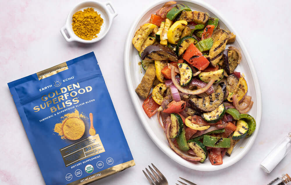 This Mouth-Watering Golden Grilled Vegetable Salad Recipe Is A Celebration Of Summer!