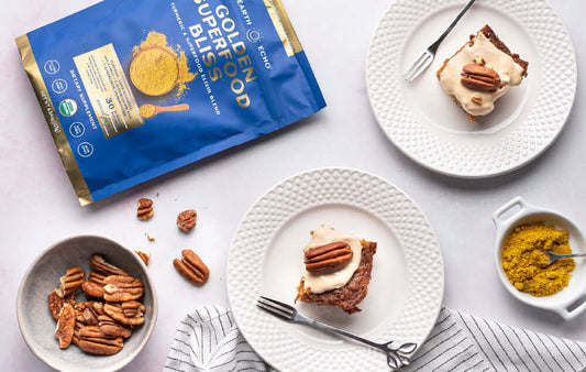 How To Make The Tastiest Healthy Golden Spiced Carrot Cake Ever