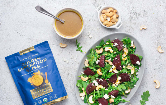 A Healthy, Craveable Golden Spiced Salad Dressing