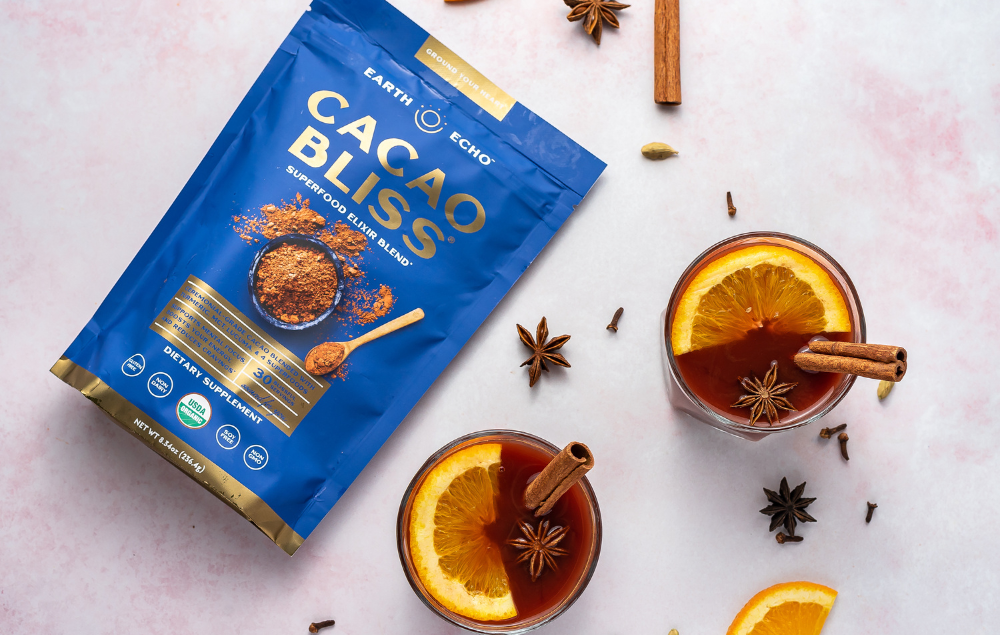 Warm & Cozy Mulled Cacao Wine With Superfoods