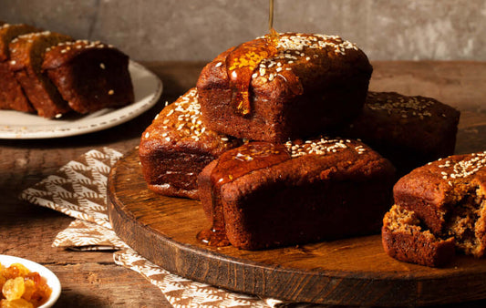 Golden Superfood Bliss Banana Sesame Mini Loaves Recipe