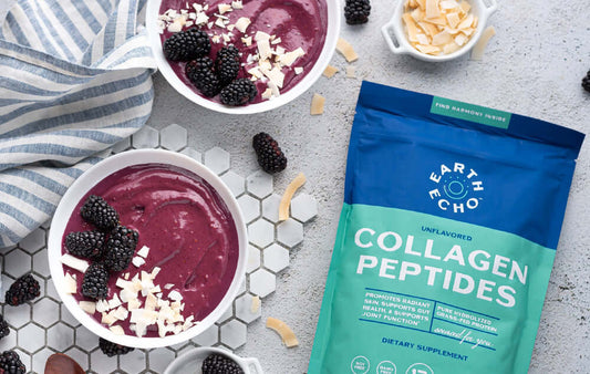 A Blackberry Collagen Smoothie Bowl Recipe For Radiant Skin