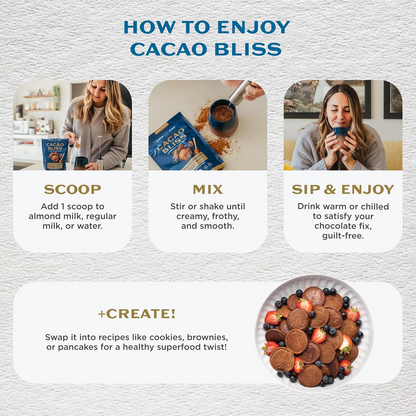 30-Day Supply of Cacao Bliss + FREE Starter Kit